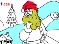 Game Santa And Angel: Coloring