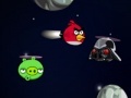 Game Angry birds. Run in space
