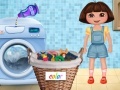 Game Dora Washing Clothes