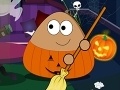 Game Pou Halloween Cleanup