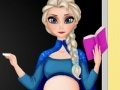 Game Pregnant Elsa. School teacher