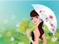 Game Umbrella Girl Dress Up