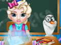 Game Baby Elsa School Time