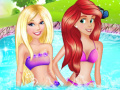 Game Barbie & Ariel Pool Party