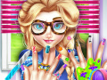Game Elsa Hipster Nails