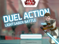 Game Star Wars Duel Action Lightsaber 