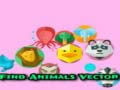 Game Find Animals Vector