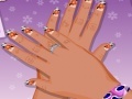 Game Zebra Nail Design