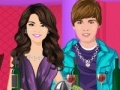 Game Selena and Justin kissing