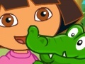 Game Dora Care Baby Crocodile