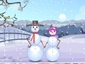 Game Snowman kissing